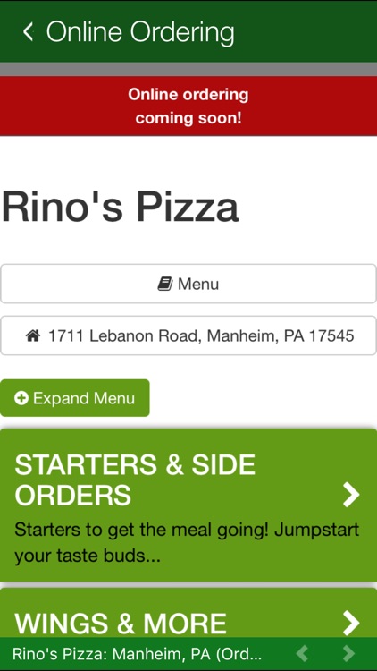 Rino's Pizza - PA screenshot-3