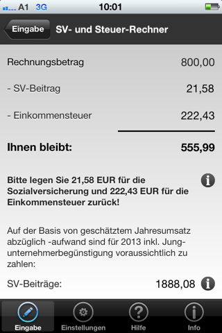 SV- und Steuer-Rechner screenshot 4