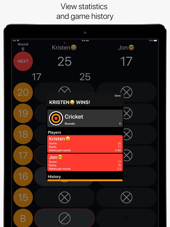 Dart Scoreboard Pro App voor iPhone, iPad en iPod touch AppWereld