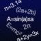 6284 Calc offers formula calculations for algebra, geometry, algebra 2, pre-calculus, calculus, and chemistry