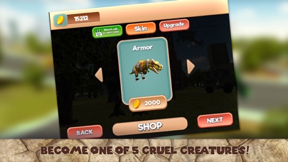 Dinosaur T-Rex - City Attack screenshot 2