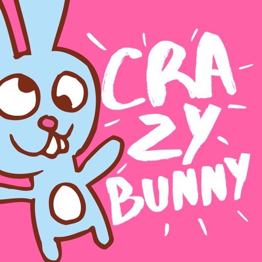 Crazy Bunny Sticker