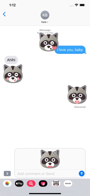 Little raccoon emoji(圖4)-速報App