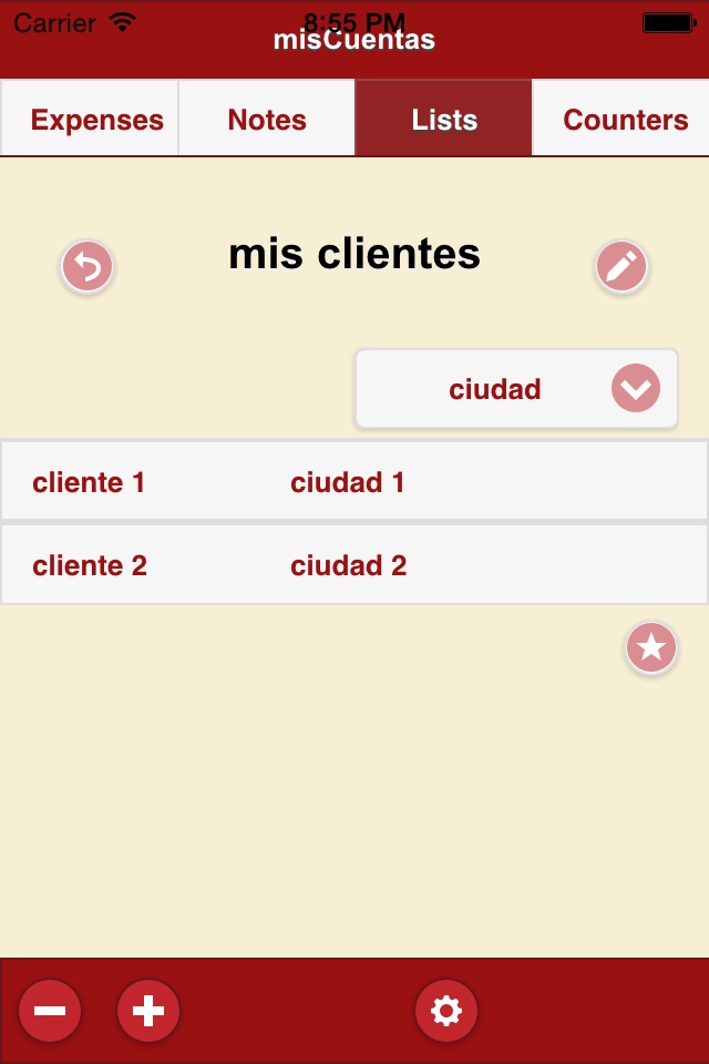 misCuentas screenshot 3