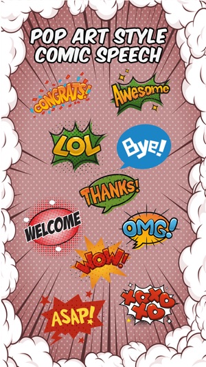 Pop Art Comic Speech Bubbles(圖1)-速報App