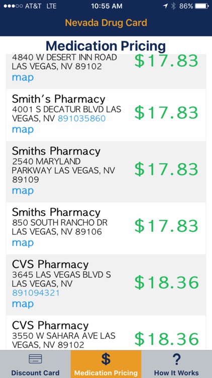 Nevada Drug Card