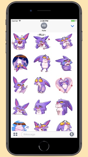 Violet Mr.Bat Stickers(圖1)-速報App