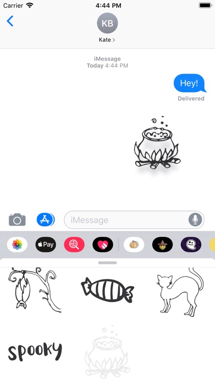 Hipster Halloween Stickers screenshot-7