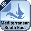 Mediterranean SE boating nautical offline charts