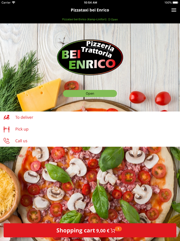 Pizzataxi bei Enrico