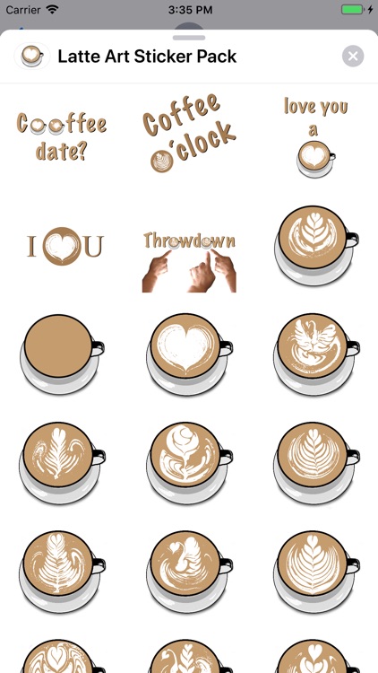 Latte Art Stickers screenshot-3