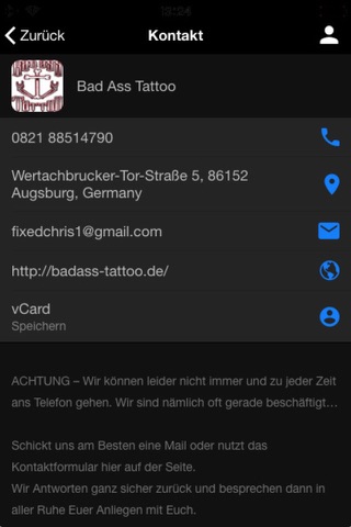 BadAss Tattoo Augsburg screenshot 2