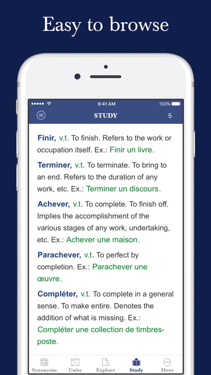 Mastering French Synonyms screenshot-4