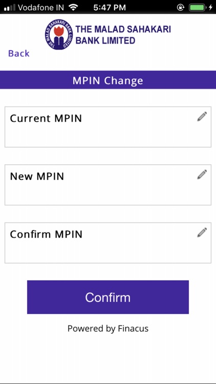 Malad Bank Mobile Banking