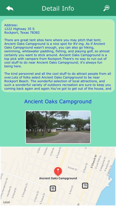 Texas Camping Guide screenshot 3