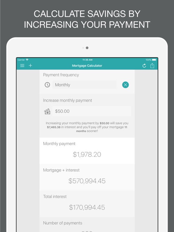 Mortgage Calculator +のおすすめ画像2