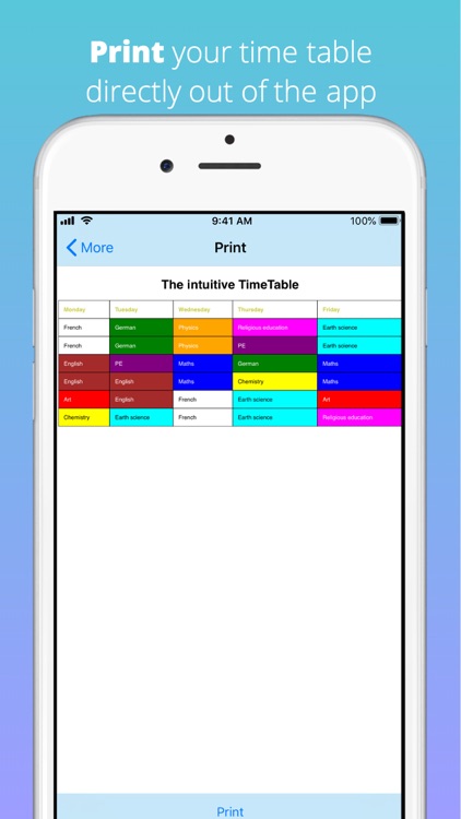 The intuitive TimeTable screenshot-5