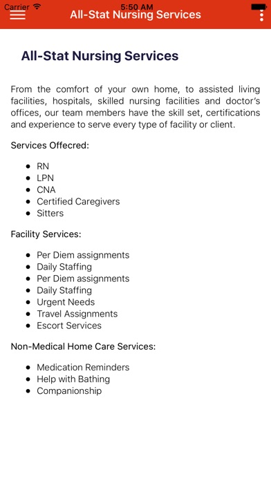 All-Stat Nursing Agency screenshot 3