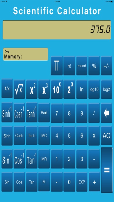 Scientific Calculator Easy screenshot 3