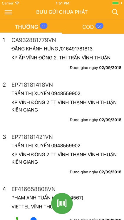 Báo phát cho Bưu tá screenshot-2