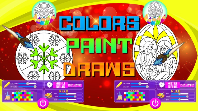 Christmas Mandalas to Paint screenshot-3