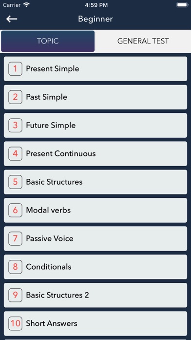 English Grammar Practice screenshot 2