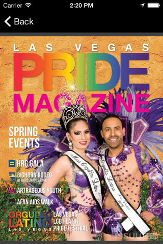 Las Vegas Pride Magazine - náhled