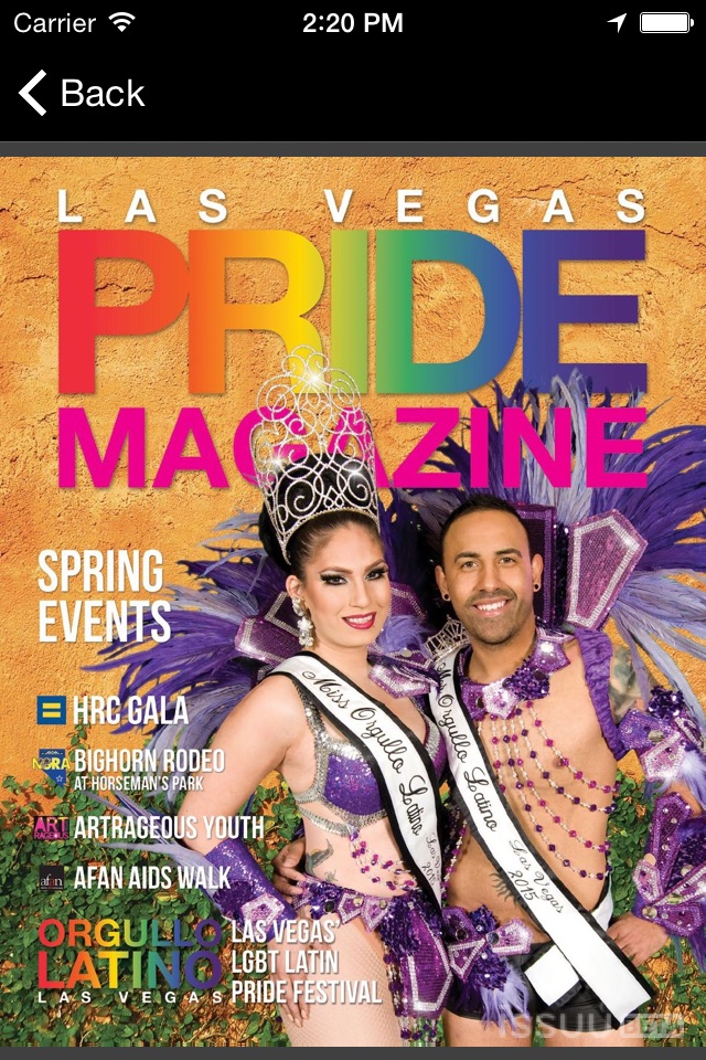 Las Vegas Pride Magazine screenshot 3
