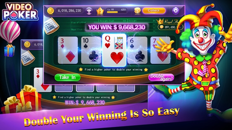 Video Poker-Offline Poker Game screenshot-4