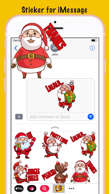 Santa Claus Hohoho Sticker
