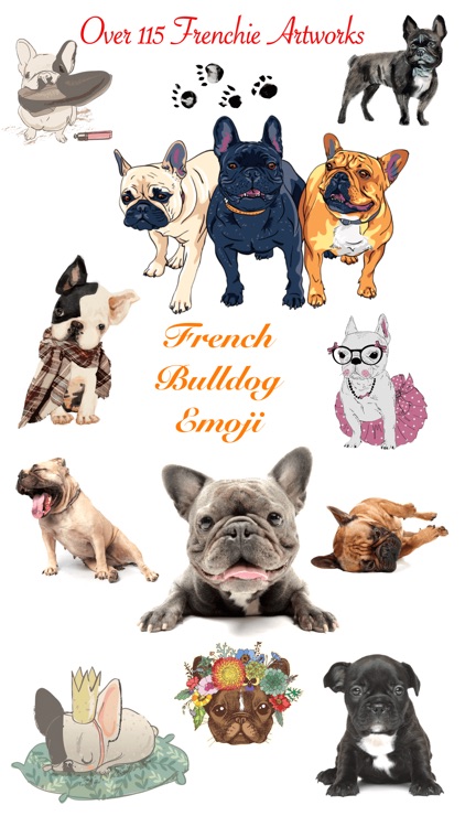 French Bulldog Emoji Stickers