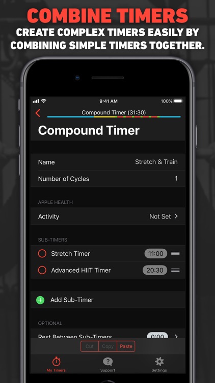 Seconds Interval Timer HIIT screenshot-4