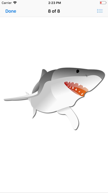 Ocean Shark Stickers screenshot-8