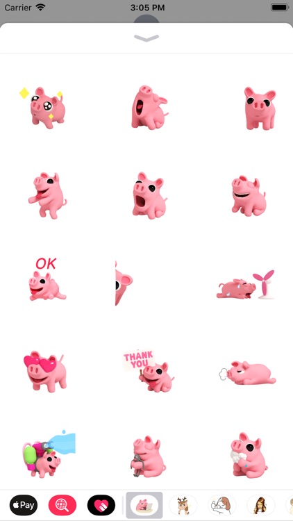 Pink Piggy Animated