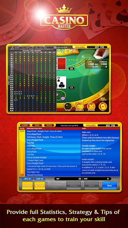 Casino Master - Slots BlackJack Roulette Poker screenshot-3