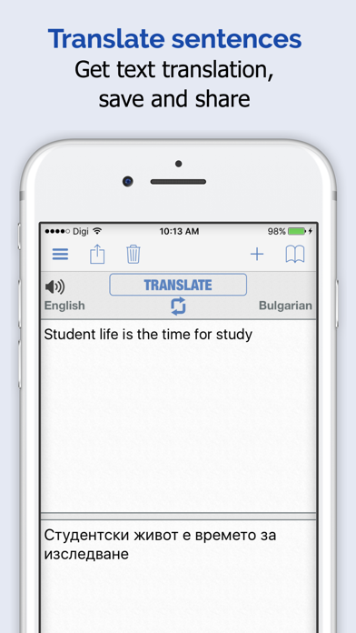 How to cancel & delete Bulgarian Dictionary + from iphone & ipad 3