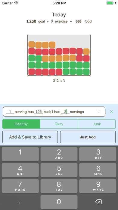 Just Calories screenshot 3