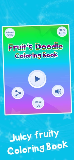 Fruit's Doodle Coloring Book