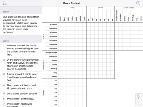 Logic Grid Puzzles screenshot 4