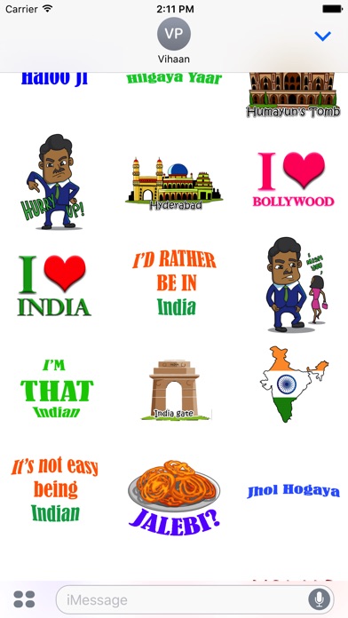Desi Stickers for iMessage screenshot 3