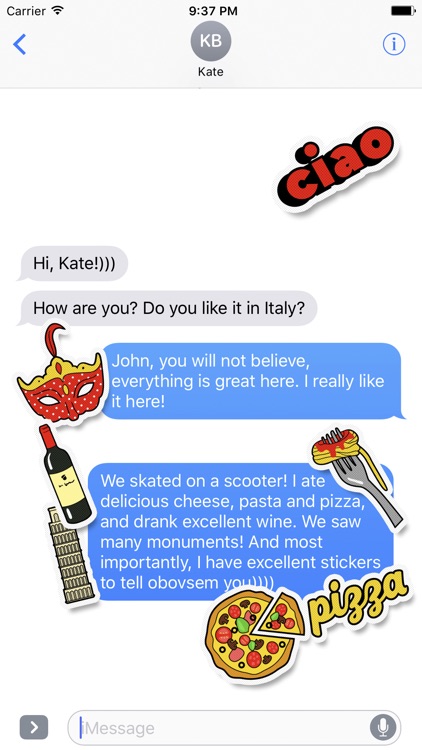 Italian Stickers