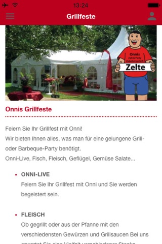 Onnis Zeltverleih screenshot 4