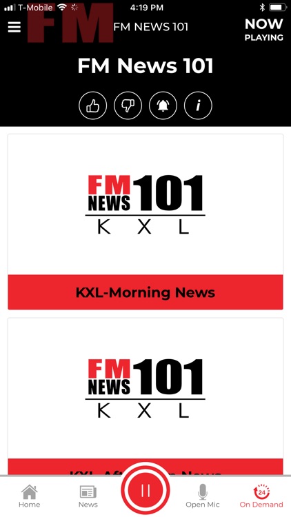 FM News 101 KXL Radio App screenshot-3