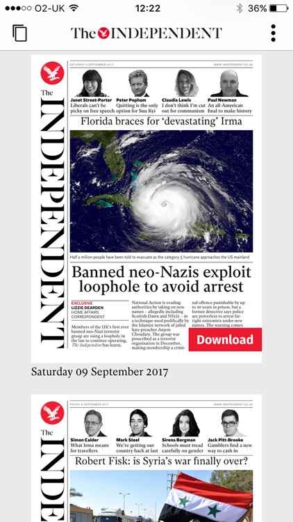 The Independent Daily Edition