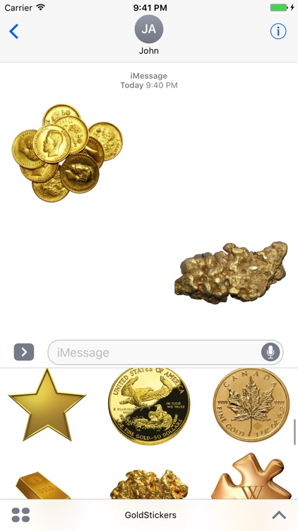 Gold Stickers Pack