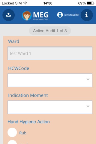 MEG Audits - Hand Hygiene screenshot 3