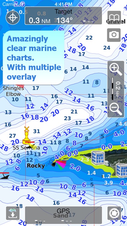 Aqua Map UK Ireland Boat GPS screenshot-0