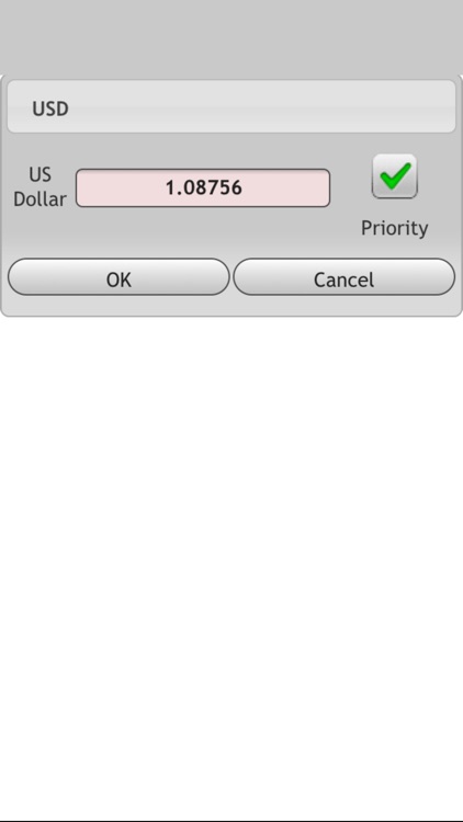 Exchange rate. All currency