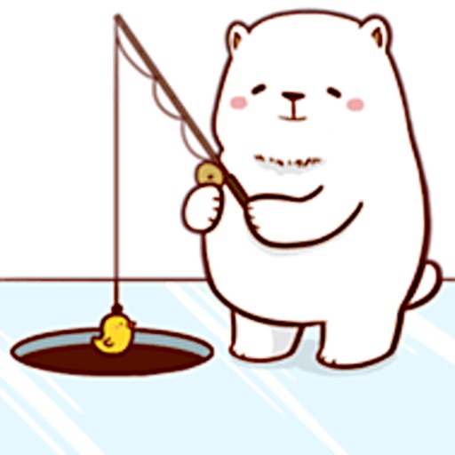 Lonely Polar Bear Sticker icon