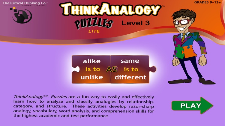 ThinkAnalogy™ Puzzles 3 (Lite)